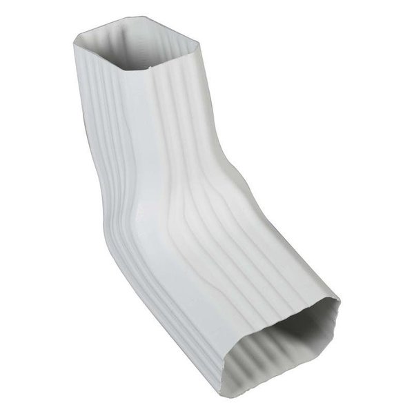Amerimax Home Products AB Transition Elbow, Vinyl, White 37067